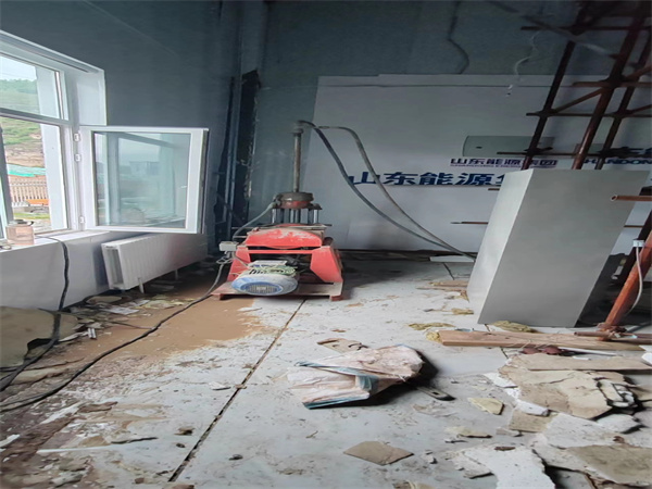 旅顺口地基基础下沉墙体裂缝加固注浆顶升施工